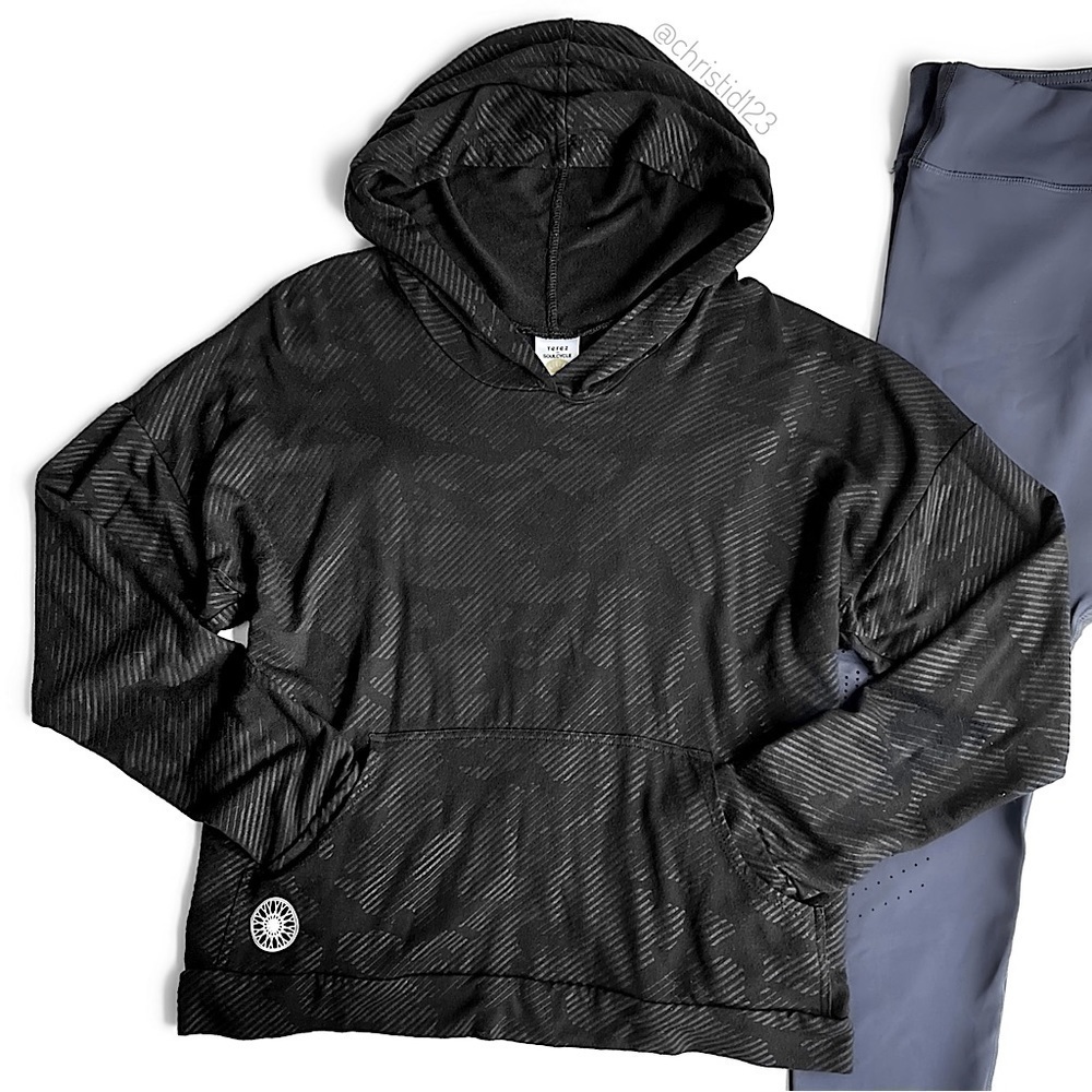 Terez For Soulcycle Camo Cross-Back Hoodie